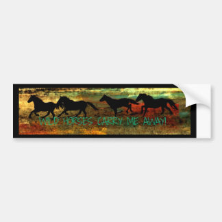Wild Horse bumper sticker