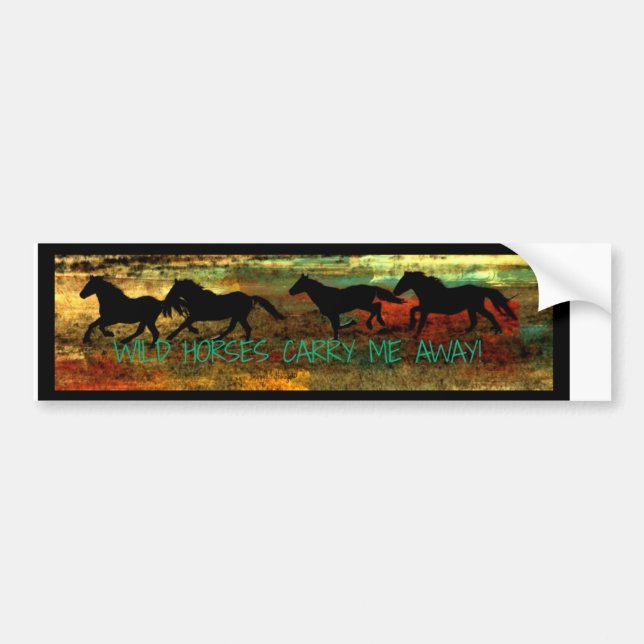 Wild Horse bumper sticker (Front)