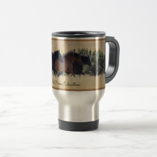 Wild horse commuter mug