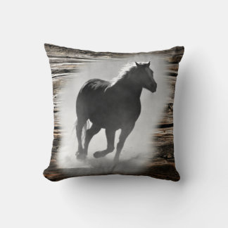 Wild Horse Galloping Cushion