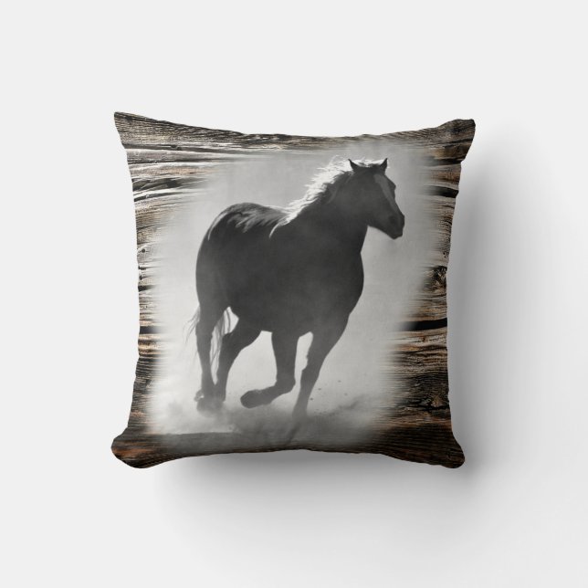Wild Horse Galloping Cushion (Front)