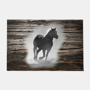Wild Horse Galloping Doormat
