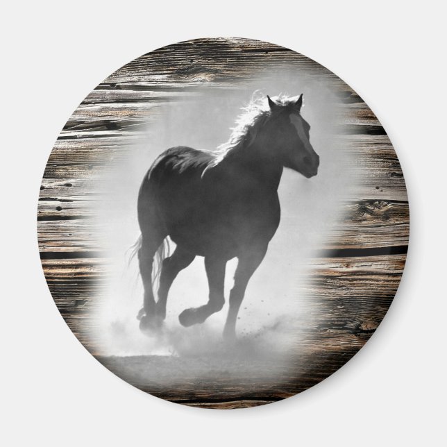 Wild Horse Galloping Magnet (Front)