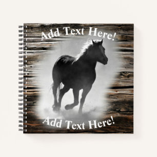 Wild Horse Galloping Notebook