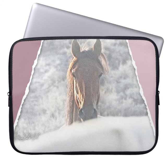 Wild horse "I see you" computer sleeve (Front)