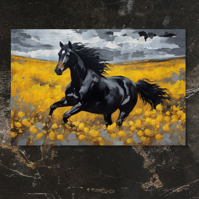 Wild Horse Mustang Rustic Decoupage Tissue Paper (Creator Uploaded)