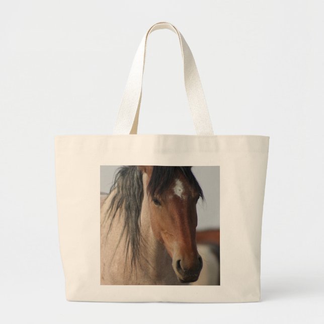 WILD HORSE OF UTAH JUMBO TOTE BAG (Front)