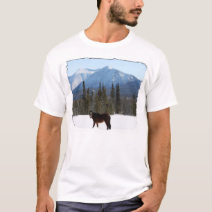 Wild Horse on Alaska Highway T-Shirt