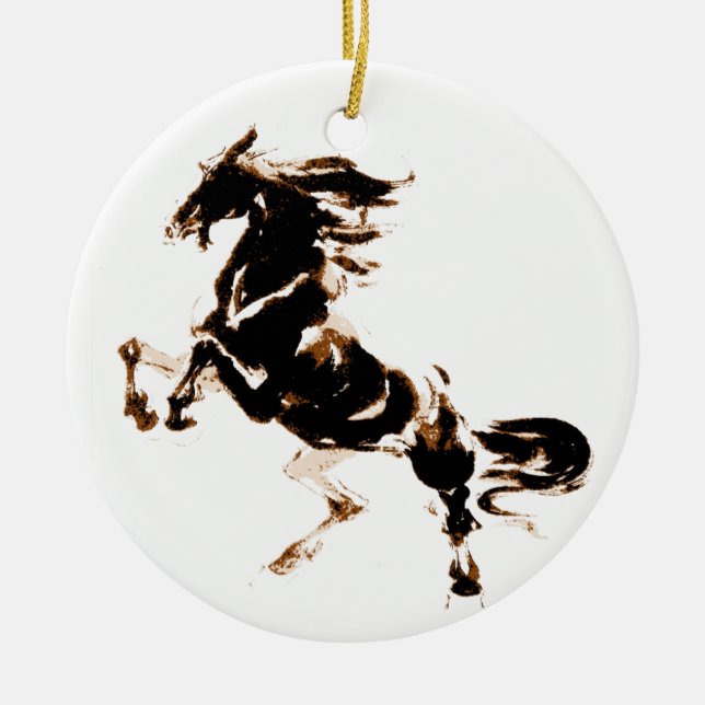 Wild Horse Ornament (Front)