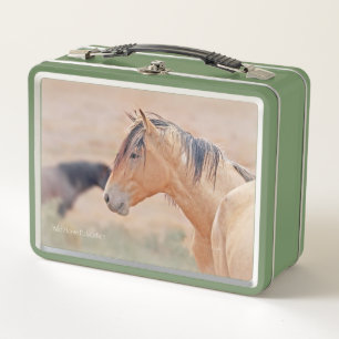 Wild horse portrait lunch box