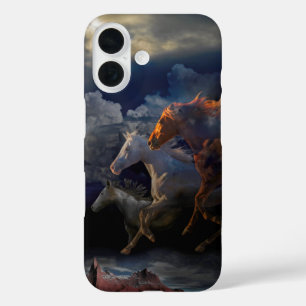 Wild Horse Spirits "RUN TILL TOMORROW" iPhone 16 Case