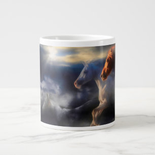 Wild Horse Spirits "RUN TILL TOMORROW" Large Coffee Mug