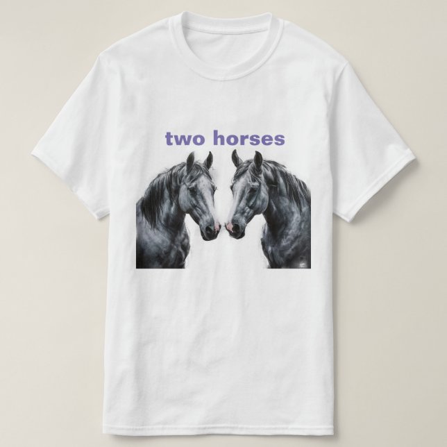 Wild Horse T-Shirt – Perfect for Horse Lovers (Design Front)