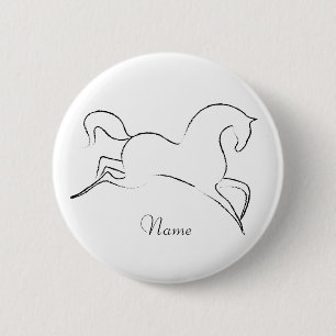 Wild Horse Thunder_Cove  6 Cm Round Badge