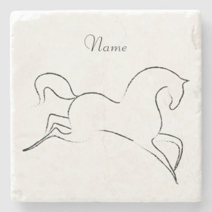 Wild Horse Thunder_Cove Stone Coaster