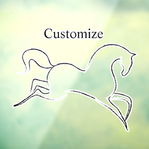 Wild Horse Thunder_Cove Window Cling