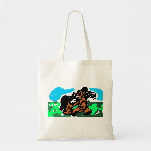 Wild horse  tote bag (Front)