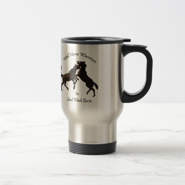Wild Horse Warriors Travel Mug (Right)