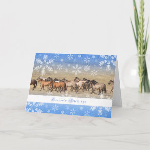 Wild Horses - 5x7 Holiday Card