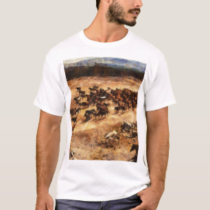 Wild Horses: Artistic Animal Majesty. T-Shirt