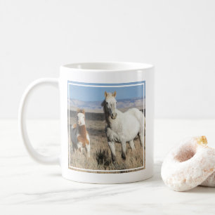 Wild Horses at Home in the Sandwash Basin Coffee Mug