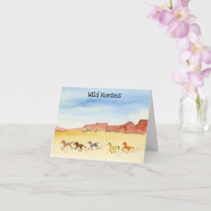 Wild Horses Card