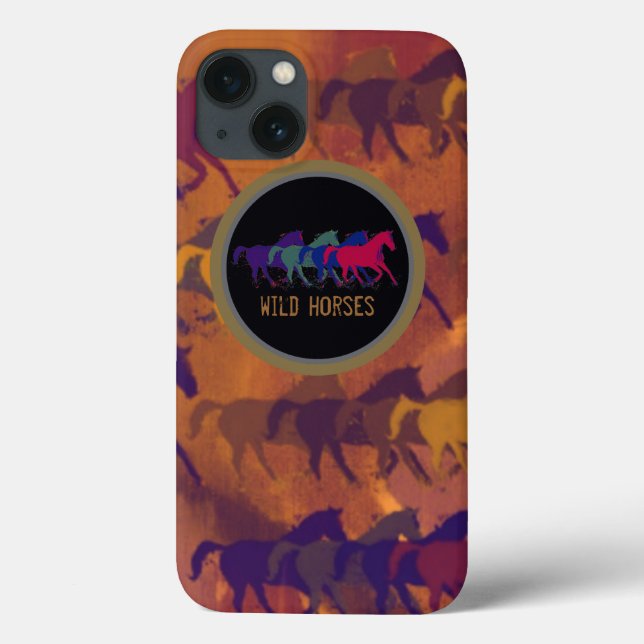 Wild Horses Case-Mate iPhone Case (Back)