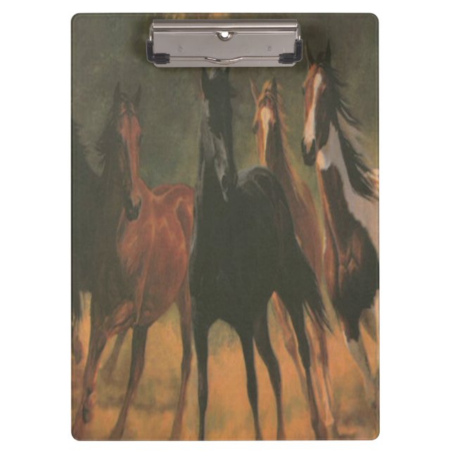Wild Horses Clipboard (Front)