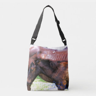 Wild Horses cross shoulder tote