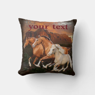 Wild Horses Cushion