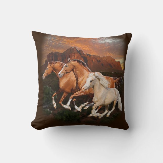 Wild Horses Cushion (Front)