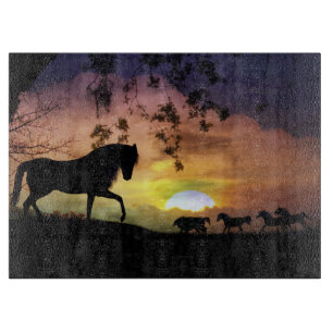 Wild Horses Cutting Board