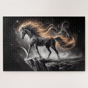 Wild Horses, Galloping Horses, Majestic Animals,  Jigsaw Puzzle