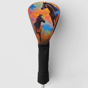 Wild Horses  Golf Head Cover