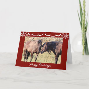 Wild Horses Holiday Card