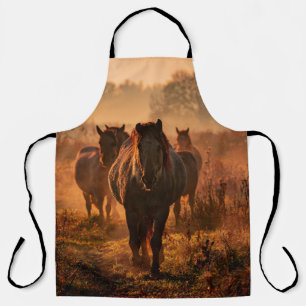 Wild Horses: Intense Gaze Encounter Apron