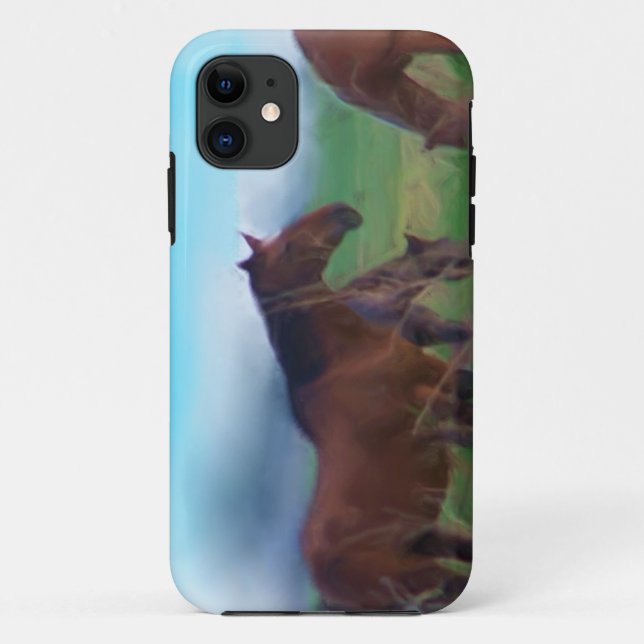 Wild Horses Iphone case (Back)