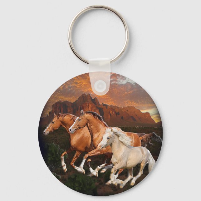 Wild Horses Key Ring (Front)