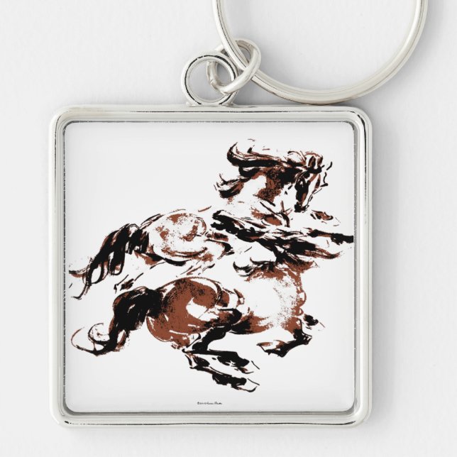Wild Horses Keychain (Front)