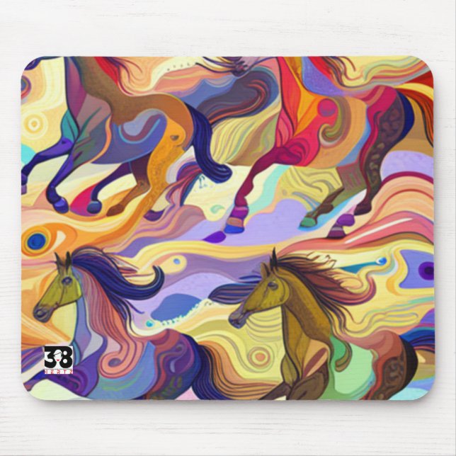 Wild Horses Mouse Mat (Front)