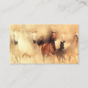 Wild Horses Mustangs Business Card