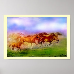 WILD HORSES POSTER