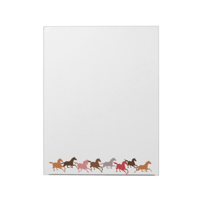 Wild horses running notepad (Rotated)