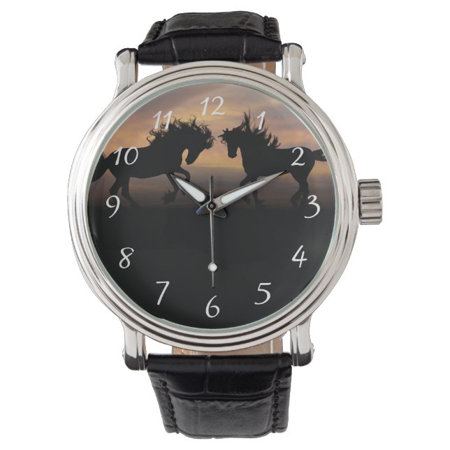 Wild Horses Silhouette Watch (Front)