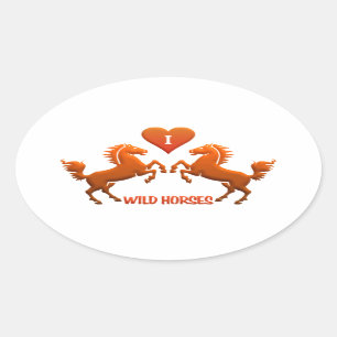 Wild Horses stickers