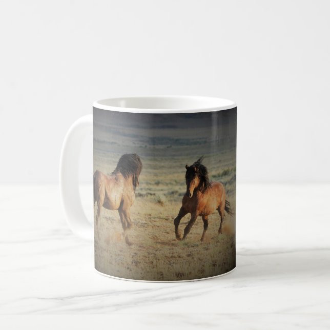 Wild Horses Take My Breath Away Coffee Mug (Front Left)