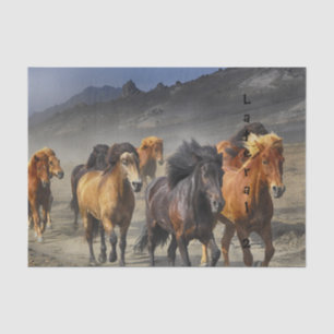 Wild Horses Tissue Paper