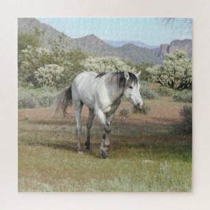 Wild horses, wildlife, puzzle
