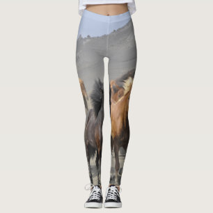 Wild Horses Yoga Leggings