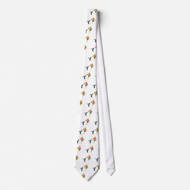 Wild Hummingbird Bird-lover's Art Series Tie (Front)